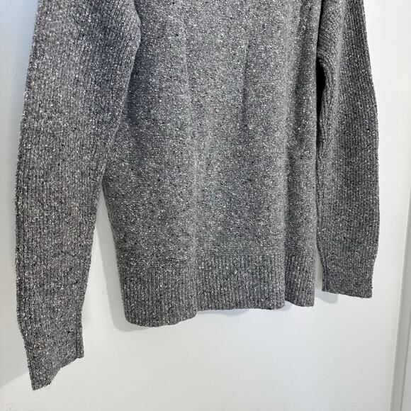 Madewell Convertible Wool Cashmere Sweater Turtleneck Crew Neck | Gray | SZ S - Picture 11 of 14